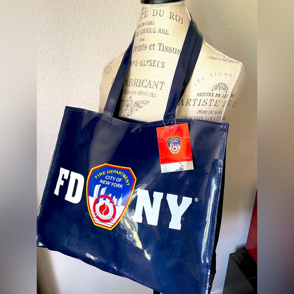 FDNY Handbags - NWT Fire Dept City of NY - FDNY Navy Tote